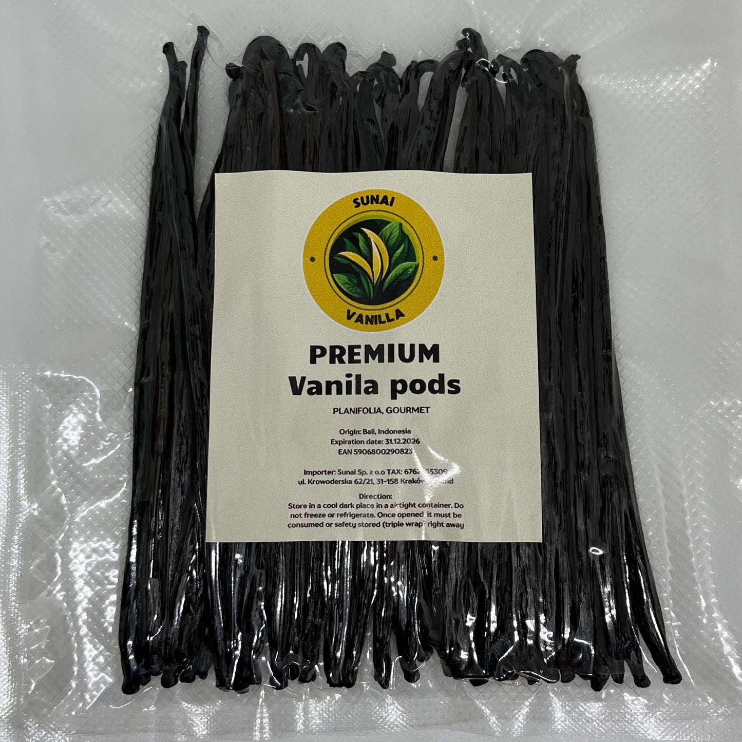 Świeże laski wanilii 1 kg